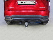 Фаркоп (оцинкованный, шар E) для Lexus (лексус) NX рест. (2017-) 