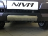 Накладка на передний бампер из нержавеющей стали (21230-2803016-55-0) Chevrolet (Шевроле) Niva (2010 по наст.) 