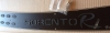  Защитная накладка алюминевая с логотипом на задний бампер с логотипом. Kia (киа) Sorento R (2013 по наст.) 