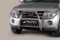 Защита бампера передняя. Mitsubishi 	 Pajero V80 (2007-2011) SKU:1228gt