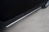 Пороги труба d76 (заглушка из нержавеющей стали под углом 45 градусов) Subaru (субару) Tribeca (трибека) USA