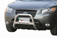 Защита бампера передняя 63мм) . Hyundai (хендай) Santa Fe (санта фе) (2006-2010) 