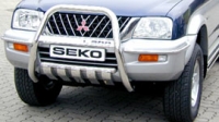 Защита бампера передняя (нижняя) 50мм Mitsubishi L 200 (2002-2005)