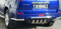 Защита бампера задняя Nissan X-Trail (2001-2004)