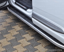 Пороги алюминиевые Alyans Audi (Ауди) Ауди Q7 2015-