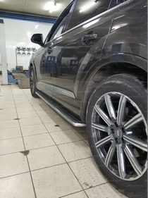 Пороги Audi (Ауди) Q7 (2015) -
