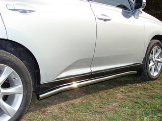 Пороги труба Lexus RX 2008-2015