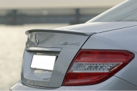 Спойлер на багажник (грунтованный, без креплений) Mercedes (мерседес) sedan C W204 (2007 по наст.)  ― PEARPLUS.ru