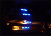     Накладки на пороги с подстветкой на Nissan (ниссан) Teana 2008 по наст.