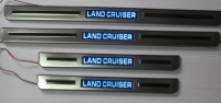        Накладки на пороги с подстветкой Toyota Land Cruiser J100 (1999-2007)