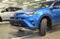 Toyota (тойота) RAV4 (рав 4) 2015 Защита переднего бампера 60мм