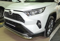 Toyota (тойота) RAV4 (рав 4) 2019 Защита переднего бампера 60 мм