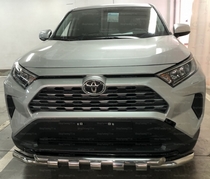 Toyota (тойота) RAV4 (рав 4) 2019 Защита переднего бампера (G) 