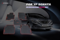 3D Коврик силиконовый в багажник Hyundai (хендай) > Sonata YF (2010 по наст.) ― PEARPLUS.ru