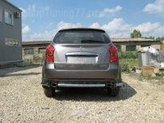 Уголки задние ф60 мм Ssang Yong Action NEW (2011-)