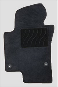 Коврики ворсовые черные на резиновой основе модельные LUX с перемычкой Ford (Форд) Kuga (куга)  (2008-2013) 
