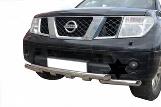 Защита переднего бампера (G) Nissan Pathfinder 2004-2010