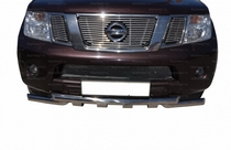 Защита переднего бампера (G) Nissan (ниссан) Pathfinder 2010-2013