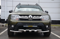 Защита переднего бампера Грюндер Renault (рено) Duster (2011-) 