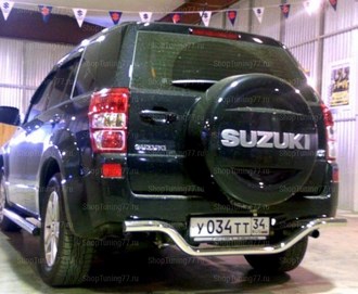 Защита заднего бампера 3дв. 53 мм Suzuki (сузуки) Grand Vitara (гранд витара) (2008-) ― PEARPLUS.ru