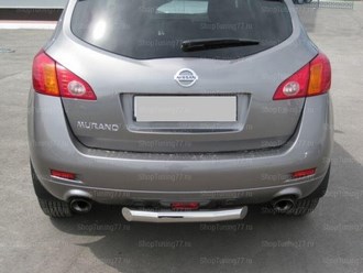 Защита заднего бампера d70 Nissan Murano (2009-)