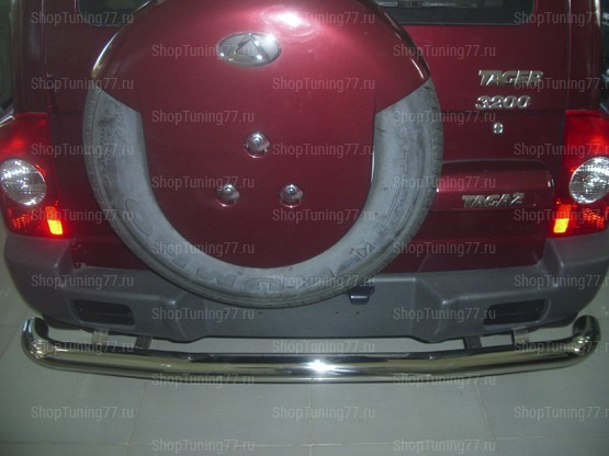 Защита заднего бампера ф76 Hyundai (хендай) Tager (тагер) (Таганрог) 