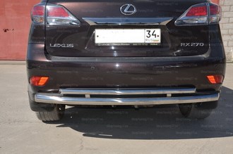 Защита заднего бампера Lexus RX 2008-2015