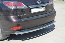 Защита заднего бампера Lexus (лексус) RX 2008-2015