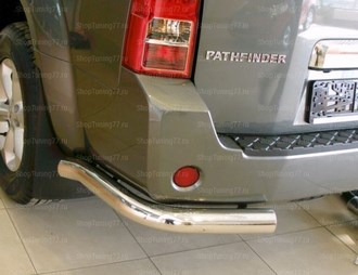 Защита заднего бампера угловая с загибами Nissan (ниссан) Pathfinder SKU:465535gt ― PEARPLUS.ru