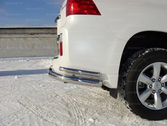 Защита заднего бампера угловая (Уголки) Lexus (лексус) GX 460 ― PEARPLUS.ru