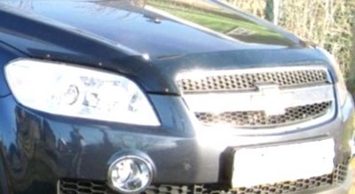 Дефлектор капота тёмный Chevrolet Captiva (2006-2010)