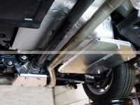 Защита бака (алюминий) 4 мм Jeep (джип) Renegade 4WD 2015 ― PEARPLUS.ru