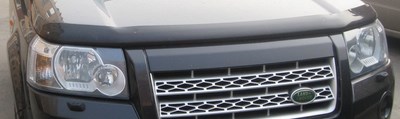 Дефлектор капота тёмный Land Rover (ленд ровер) Freelander (фриландер) 2 (2007 по наст.) ― PEARPLUS.ru