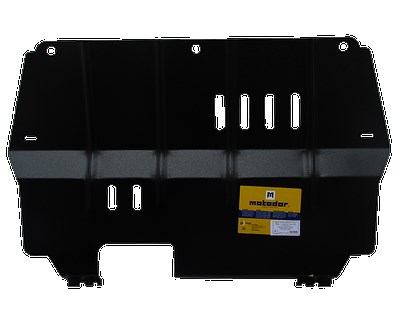Стальная защита двигателя и КПП толщиной 2 мм Skoda Roomster 1.6 5J,  минивэн,  передний,   бензин,  МКПП,  (2006-2014)