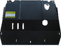 Стальная защита двигателя, КПП и масляного фильтра толщиной 2 мм Suzuki (сузуки) Swift (свифт) 1.3экономичный аналог 02417 с другими задними точками крепления,  FZ,  хэтчбек,  передний,  бензин,  АКПП,  (2010-2014) 