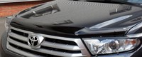 Дефлектор капота тёмный Toyota (тойота) Highlander (2010 по наст.) 