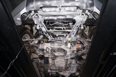 Защита АКПП+РК Chevrolet Trail Blazer V-2.8TD, (2013-) (алюмин.) 2 ч.
