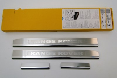 Накладки на пороги Range Rover Sport II (2012- / 2013- ) /Range Rover IV серия 08 (нержавеющая сталь) SKU:404212qw ― PEARPLUS.ru