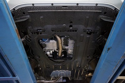 Защита картера Honda (Хонда) Civic (Цивик) 5D хэтчбек V-все (2012-) + КПП-все, (алюмин.)