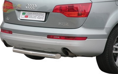 Защита бампера задняя. 	 Audi (Ауди) Q7 (2006 по наст.) 