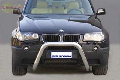 Защита бампера передняя. 	 BMW (бмв) X3 (X3) (2003 по наст.) 