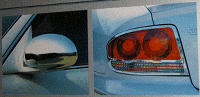 Набор молдингов хром (на зеркала+задние фонари) Hyundai Sonata 5 TaгАЗ  (2005-2009)