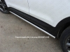 Пороги труба 60, 3 мм на Hyundai (хендай) Santa Fe (санта фе) 2012 по наст.