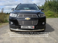 Решётка радиатора верхняя 12 мм на Chevrolet (Шевроле) Captiva (каптива) 2012 по наст. ― PEARPLUS.ru