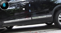     Молдинг дверей нижние с надписью  хромированные 4 шт  Kia  Sorento R (2013-2014)