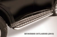 Пороги d42 с листом Mitsubishi (митсубиси) Outlander (оутлендер) (2012 по наст.) ― PEARPLUS.ru
