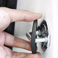Накладка на дверной замок для бесшумного закрытия  двери (4шт) Hyundai i30 (2012 по наст.)