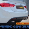 Диффузор заднего бампера Hyundai (хендай) Elantra (элантра) (2014 по наст.) SKU:155649qw