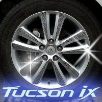 Комплект наклеек на диски колёс.  Hyundai   IX 35 (2010 по наст.)  