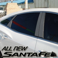 Молдинг боковых стоек Hyundai Santa Fe (2012 по наст.) SKU:47287qw